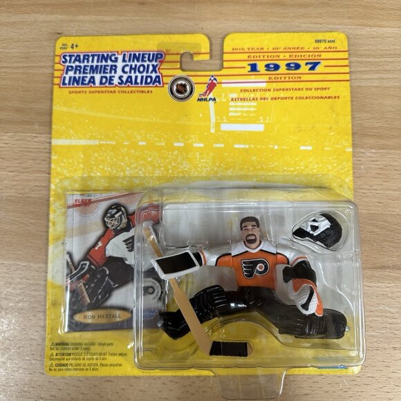 Starting Lineup 1997 NHL Hockey Ron Hextall Philadelphia Flyers Action Figure - Picture 1 of 4